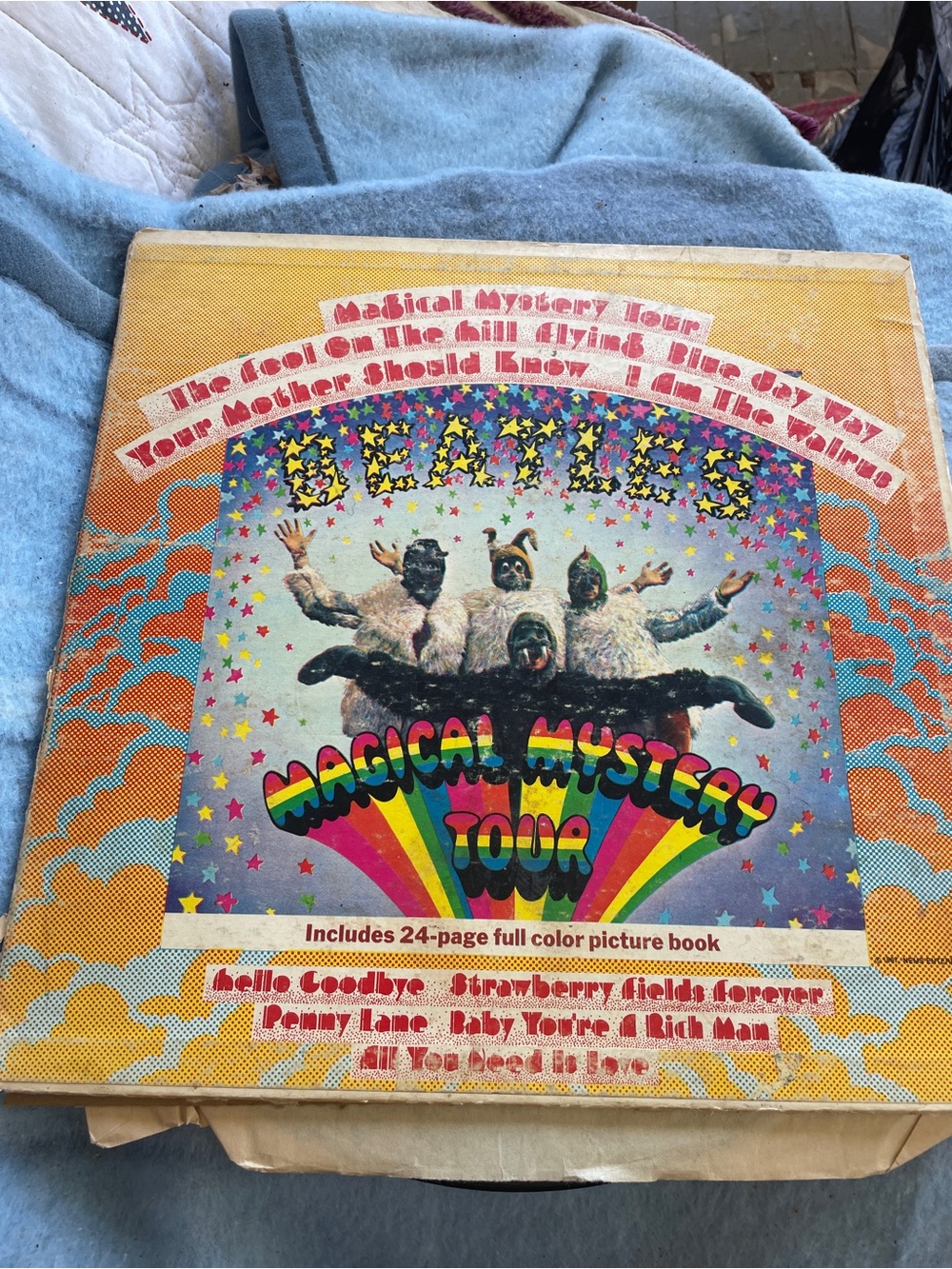 The Beatles Magical Mystery Tour Cover - Orange, Rainbow, Yellow
